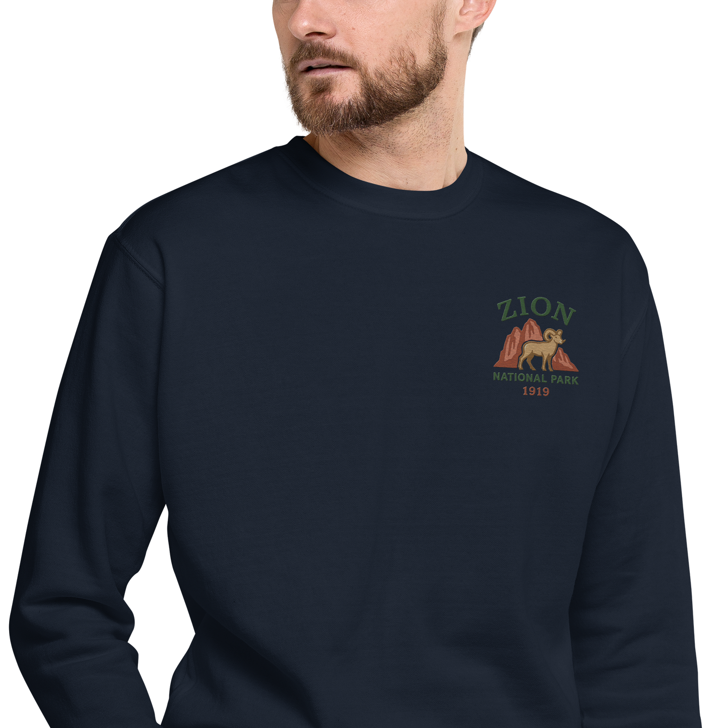 Embroidered Zion National Park Sweatshirt